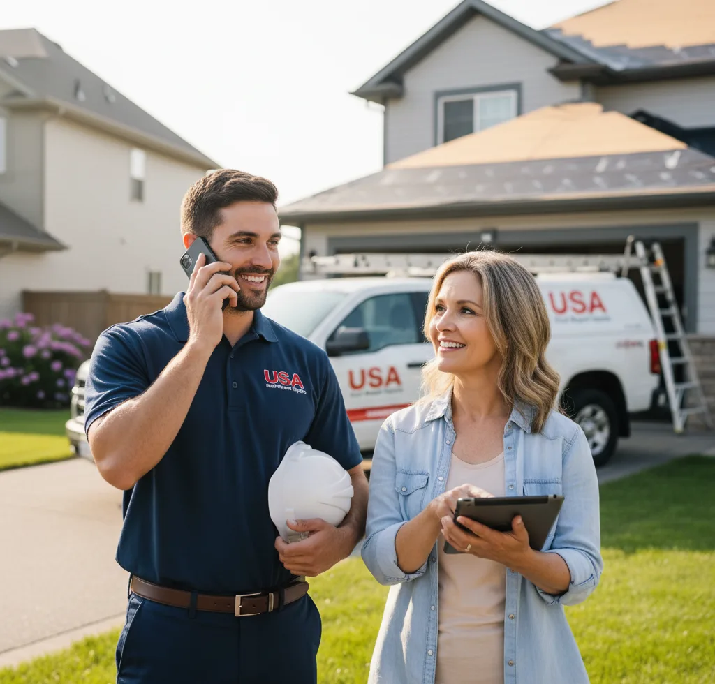 USA Roof Repair Experts customer support in Ortonville